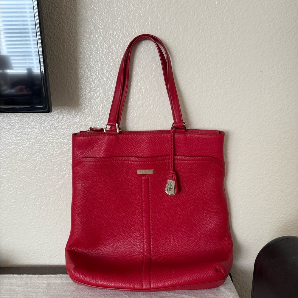 Cole Haan Vibrant Red Tote Bag